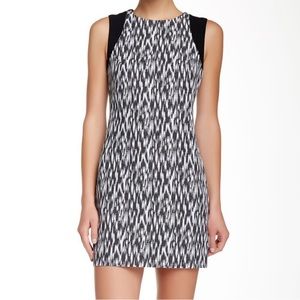 Like New! Trina Turk Sleeveless Black and White Dress. Size 4.